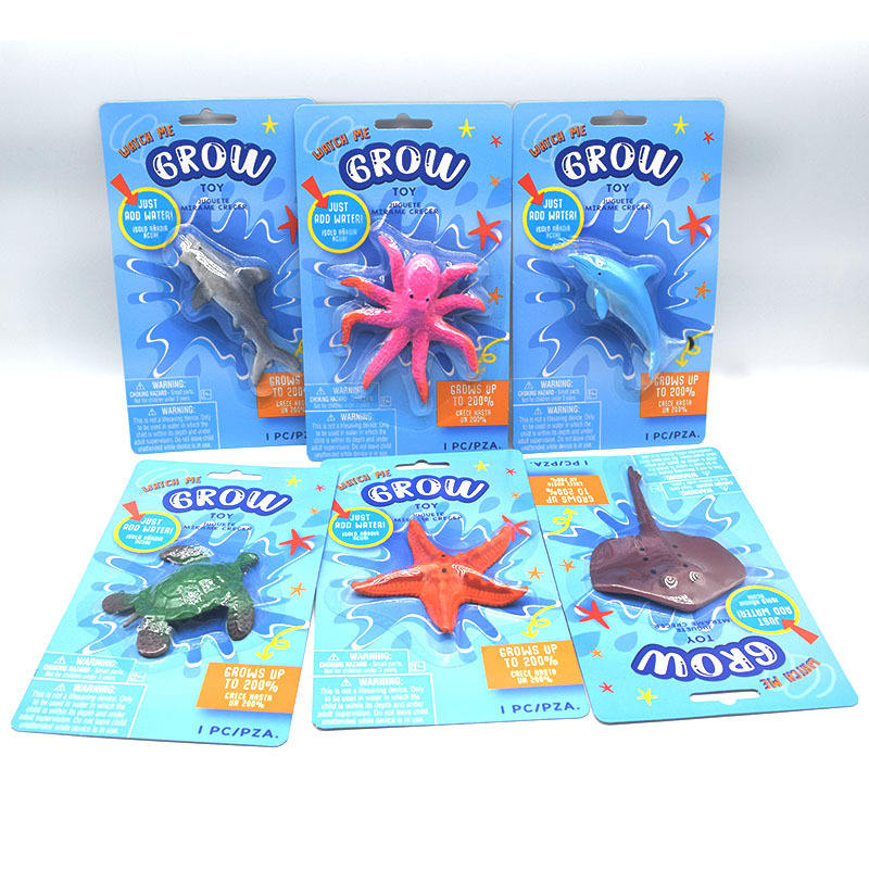 Fun with Growing Sea Creature Toys Magic Mystery