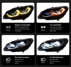 Accesorios para Auto, Conjunto de Faros Delanteros LED de 12V para Z4 E89 Roadster 2009-2016, Nuevo Reequipamiento, Actualización 6000K, DRL Bicolor de 36W - Product Image 3
