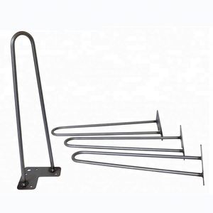 Wekis Home Modern Metal Hairpin Leg for Furniture for Coffee <b>Tables</b> Dining Kitchen Hotel Living Room Home Office Use - Product Image 2
