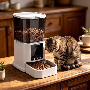 Rechargeable Automatic Pet Feeder Automatyczny Karmnik Smart Pet Feeder Dispenser EU Plug Dry Food Feeding Supplies - Product Image 1