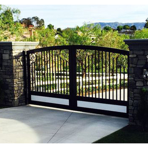 Arco de Jardín de Alta Calidad CBMmart, Diseño de Puerta de Hierro Forjado para Entrada de Casa, Puertas Francesas de Hierro Forjado - Product Image 5