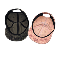 Casquette de baseball unisexe à 6 panneaux en sergé camouflage vierge, à visière souple, style sportif, pour le camping, le surf et la protection solaire, avec logo personnalisable, modèle Four