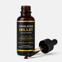 30 ml de gouttes liquides de Shilajit de l'Himalaya, complément minéral naturel, extrait pur de résine de Shilajit, liquide oral, vente en gros