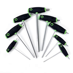 <b>T</b>-Handle Hex <b>Key</b> Driver Set Metric Chrome Vanadium Steel Industrial Grade - Product Image 1