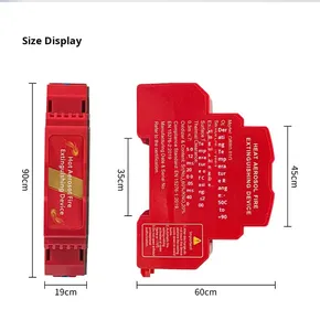 Dispositivo Extintor de Incendios Industrial Automático de 10g Montado en Riel, de Alta Eficiencia, con Gas Limpio para Control de Gabinetes Eléctricos - Product Image 6