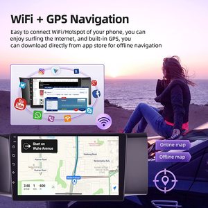 Autoradio Android 9 pouces Podofo, Autoradio Carplay, GPS, Wifi, Hifi, FM, RDS, pour Toyota 86, 2013-2014 - Product Image 3