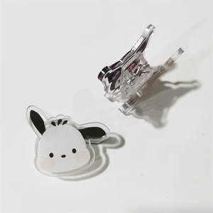 Clips de papeterie personnalisés en acrylique de haute qualité, motif étoiles de concert, mini-cadeaux fantaisie mignons, motifs animaux de dessin animé imprimés UV - Product Image 5