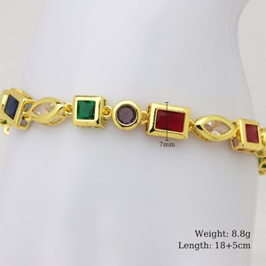 Nuevo y Moderno Collar con Colgante de Ojo de Diablo y Flor, Chapado en Cobre de 18K con Circonita, Estilo Europeo Americano, Resistente a la Decoloración, para Mujer - Product Image 3