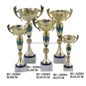 I campioni dell'evento sportivo di alta qualità assegnano il trofeo in metallo direttamente dalla coppa <span class=keywords><strong>e</strong></span> dalla targa di metallo di calcio - Product Image 2