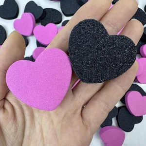 Hồng Hình Trái Tim <span class=keywords><strong>Mini</strong></span> <span class=keywords><strong>Nail</strong></span> Tập Tin Đệm Miếng Bọt Biển Biểu Tượng Tùy Chỉnh Đánh Bóng Móng Tay Khối Đầy Màu Sắc Nhỏ Di Động Tập Tin Móng Tay Đệm Trái Tim - Product Image 4
