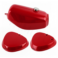Pour Simson S51 S50 S60 Pièces de moto Réservoir de carburant essence huile Réservoirs Bidon d'essence Kraftstofftank avec cache latéral carré
