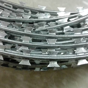 Hot Dipped Galvanized Concertina <strong>Razor</strong> <strong>Wire</strong> for Chain Link Fence Security - Product Image 4