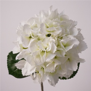 Arrangement floral artificiel d'hortensias océaniques hydratants au toucher naturel pour salon, table à manger, hall d'hôtel, mariage - Product Image 4