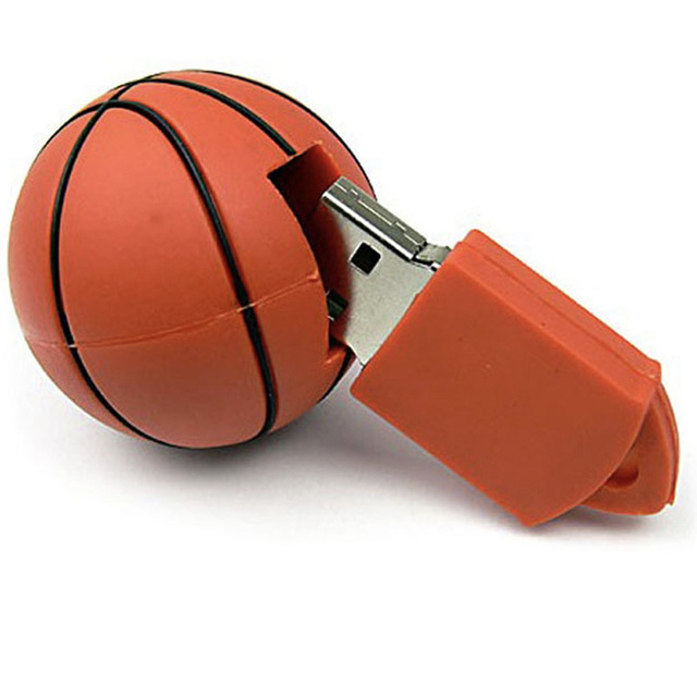 Factory Direct Bulk 3d Basketball Shape Usb Flash Drives for Promotional Sports Events 2gb 4gb 8gb 16gb 32gb