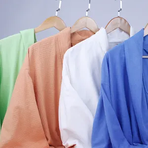 कस्टम साबर Microfiber बाथरोब वयस्क बाथरोब