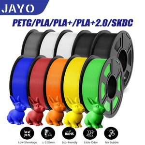 10 rollos de filamento para impresora 3D de 1,75 mm, PLA Plus/PETG/PLA multicolor FDM, sin burbujas para impresión 3D - Product Image 1