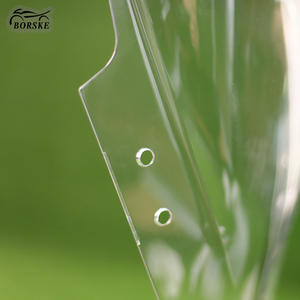 Protector de motocicleta PET PMMA PC PVC parabrisas motocicleta para Yamaha NMax 125 155 15-18 - Product Image 3