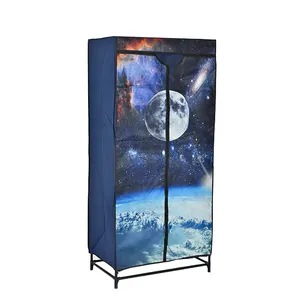 Easy Assembly Brazil Portable Folding Cloth Storage Wardrobe Closet Organizer Wardrobe System