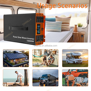 Zonne-Energie Pure Sinus Vermogen Dc Naar Ac 10000W Inverter Generator Transformator 220V Off Grid 48V 220V 6000W 5000W 4000W 12V 24V - Product Image 6