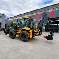 Chargeuse-pelleteuse 4x4 à moteur Yuchai 4CX, chargeuse sur pneus diesel, machine de construction pour travaux routiers, municipaux et de pipeline