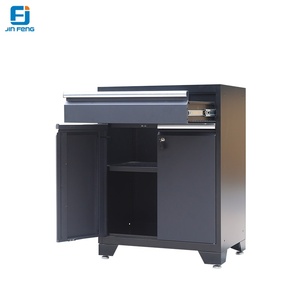 Banc de travail modulaire en acier personnalisable JF-WS18 avec 6 tiroirs, design moderne pour atelier, garage, stockage, garantie de 3 ans - Product Image 4