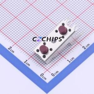 KAN6233B-0602B Tactile Switch Through hole Component (THT) Switch 1.6N 19mm 8.5mm 6mm - Product Image 1