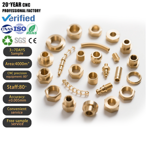CNC индивидуальные услуги по обработке латуни, меди и других металлических деталей, фрезерные и токарные прецизионные металлические детали - Product Image 1