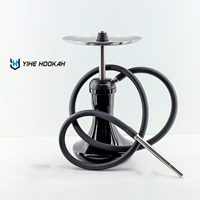 Vente chaude Usine Directe En Acier Inoxydable Shisha Narguilés Cool Chicha Conception Moderne Miroir Technique Direct Cool Chicha Usine