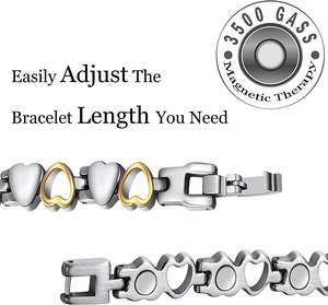 Bracelet magnétique Hokiamcn, soins de santé, <span class=keywords><strong>pour</strong></span> soulager la douleur, la fatigue, perdre du poids, amincir le corps, élégant et tendance - Product Image 3