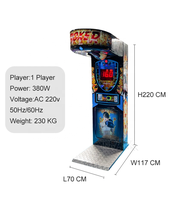 Jeux à pièces d'intérieur Machine de boxe Ultimate Punching Electronic Tickets Redemption Arcade Boxing Machine