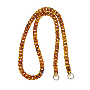Cinturino <span class=keywords><strong>a</strong></span> <span class=keywords><strong>tracolla</strong></span> per cellulare con anelli in resina acrilica leopardata, cordino da spalla con supporto per telefono e clip per cellulare - Product Image 5