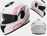 Casque intégral de moto AXK High Click, best-seller, style de sécurité apprécié par des milliers de motards