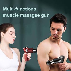 Pistola de masaje de percusión, KH-515 recargable por <span class=keywords><strong>USB</strong></span> <span class=keywords><strong>Mini</strong></span> Fascia, inalámbrica, manual, 32 velocidades, pantalla táctil LED, masajeador muscular - Product Image 5
