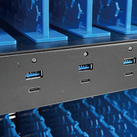 Chariot de recharge intelligent 45 ports AC avec lumière UV rapide pour iPad, chariot éducatif pour appareils électroniques, chariot de voyage pour tablettes