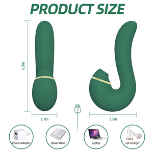 Sexbay OEM/ODM 3-in-1 tavşan yapay penis masaj oyuncak g-spot klitoris emme vibratör kadın isı tokat vibratör ekle - Product Image 3