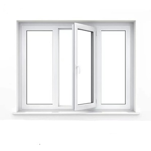 Design europeo di personalizzazione della fabbrica finestre con doppi vetri a battente in PVC <span class=keywords><strong>finestra</strong></span> - Product Image 5