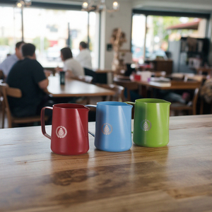 Một cà phê 350ml 600ml thép không gỉ Cà Phê Latte cup pointy miệng kim loại sữa bọt cà phê Nồi đa đặc điểm kỹ thuật - Product Image 3