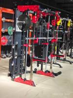 Machine de musculation multifonctionnelle 10-en-1 de qualité supérieure pour la maison : Rack à squats, Smith Trainer, Système de poulies à câble