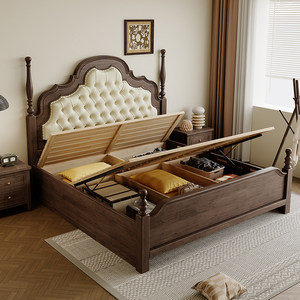 Set di Mobili per Camera da <span class=keywords><strong>Letto</strong></span> dal Design Moderno e Lussuoso, <span class=keywords><strong>Letto</strong></span> Matrimoniale King-Size con <span class=keywords><strong>Struttura</strong></span> in Legno Massello, Letti in Legno Personalizzabili - Product Image 6