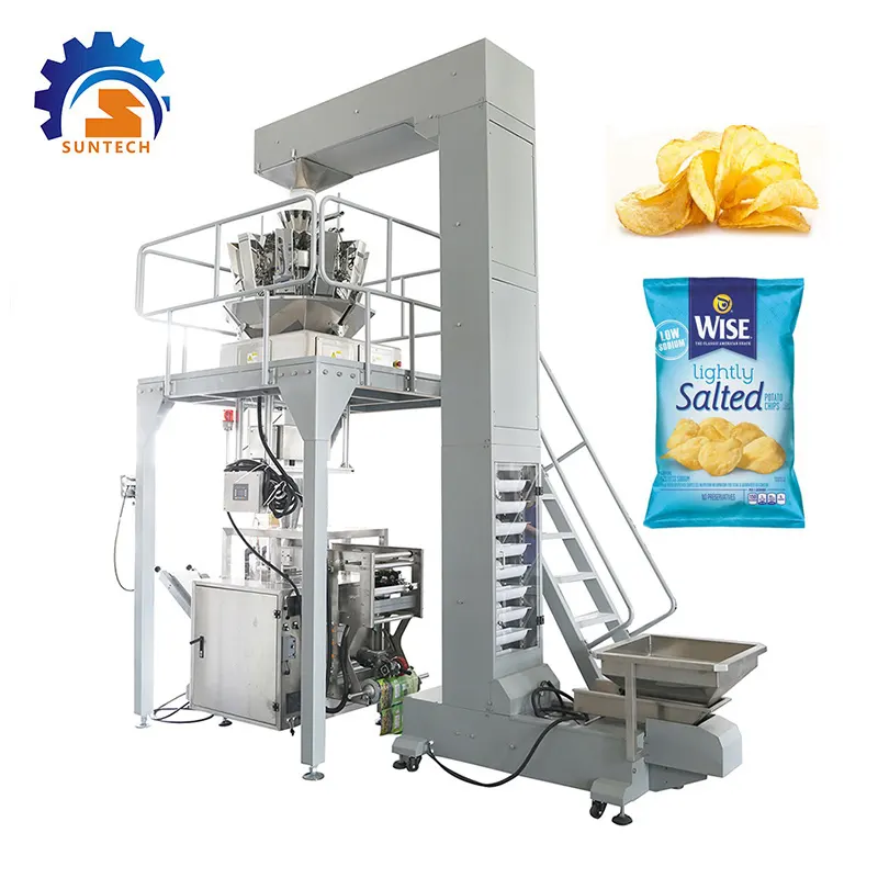 Высокоскоростная автоматическая машина для упаковки пищевых продуктов для картофельных чипсов