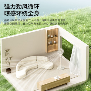 พัดลมไฮดรูนได รุ่น Fld-03jx แบบตั้งพื้น ส่ายได้ สีขาว ขนาด 13 17 9 นิ้ว ใช้ไฟฟ้า สำหรับใช้ในบ้าน - Product Image 2