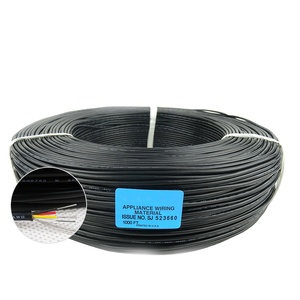 Fil et câble blindés multicœurs de haute qualité UL2547 28AWG 300V <span class=keywords><strong>80</strong></span> degrés, isolés en <span class=keywords><strong>PVC</strong></span> noir - Product Image 2