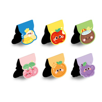 Marcadores Magnéticos de Frutas Personalizados para Niños, Marcadores de Página Magnéticos para Oficina, Papelería