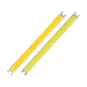 COB LED Strip Lampu 100X8Mm, Chip Lampu 12V 5W Hangat Alami Putih Dingin untuk Lampu Meja Mobil Lampu Kerja DIY 100Mm 10Cm COB Bar