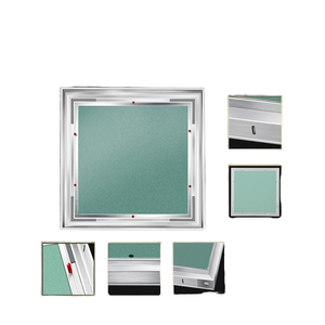 Plafonnier d'accès/panneau/porte d'inspection en alliage d'aluminium sur mesure pour vente en gros, 60x60, pour grille <span class=keywords><strong>de</strong></span> plafond, usage commercial/hôtelier, classe ignifuge - Product Image 3