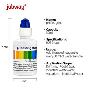 น้ำยาทดสอบค่า pH JUBWAY 30 มล. ช่วงค่า pH 3-10 ได้รับการรับรองมาตรฐาน CE ความบริสุทธิ์ 99% รับผลิตโลโก้ตามสั่ง จำหน่ายจำนวนมาก สำหรับการเพาะเลี้ยงสัตว์น้ำและห้องปฏิบัติการน้ำ - Product Image 5