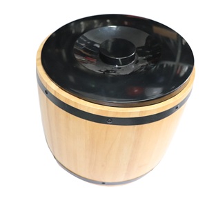Customized Wood Ice <strong>Bucket</strong> for Bar Hotel Party Wedding Classic Style High Quality Custom Capacity for Germany Breweries - Product Image 4