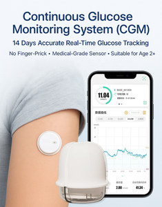 ระบบวิเคราะห์ระดับน้ำตาลในเลือดแบบเรียลไทม์ <span class=keywords><strong>CGM</strong></span> ชุดเซ็นเซอร์ตรวจวัดระดับน้ำตาลอย่างต่อเนื่อง - Product Image 3
