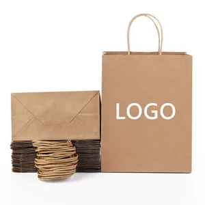 Custom Printing Shopper Paper Bag Paper Bag High Quality Kraft Paper Bags With Handles