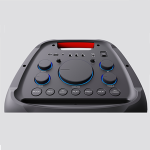 ลำโพงคู่8นิ้วแบบลากกล่องใส่ฟันสีฟ้า1000 KTV คาราโอเกะพร้อม dicho ไฟ LED ลำโพงปาร์ตี้ดีไซน์ใหม่ - Product Image 4